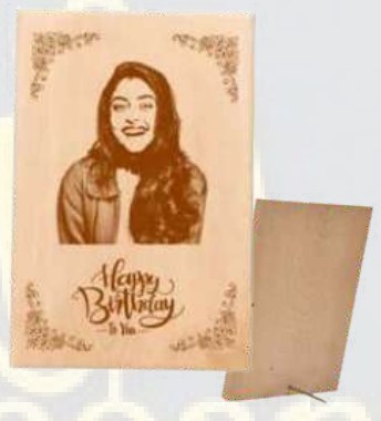 Personalised Wooden Frame for Photos and Display, Custom Gift Item for Home Decor, Office Desk Styling, Corporate Gifting and Memorable Special Occasions